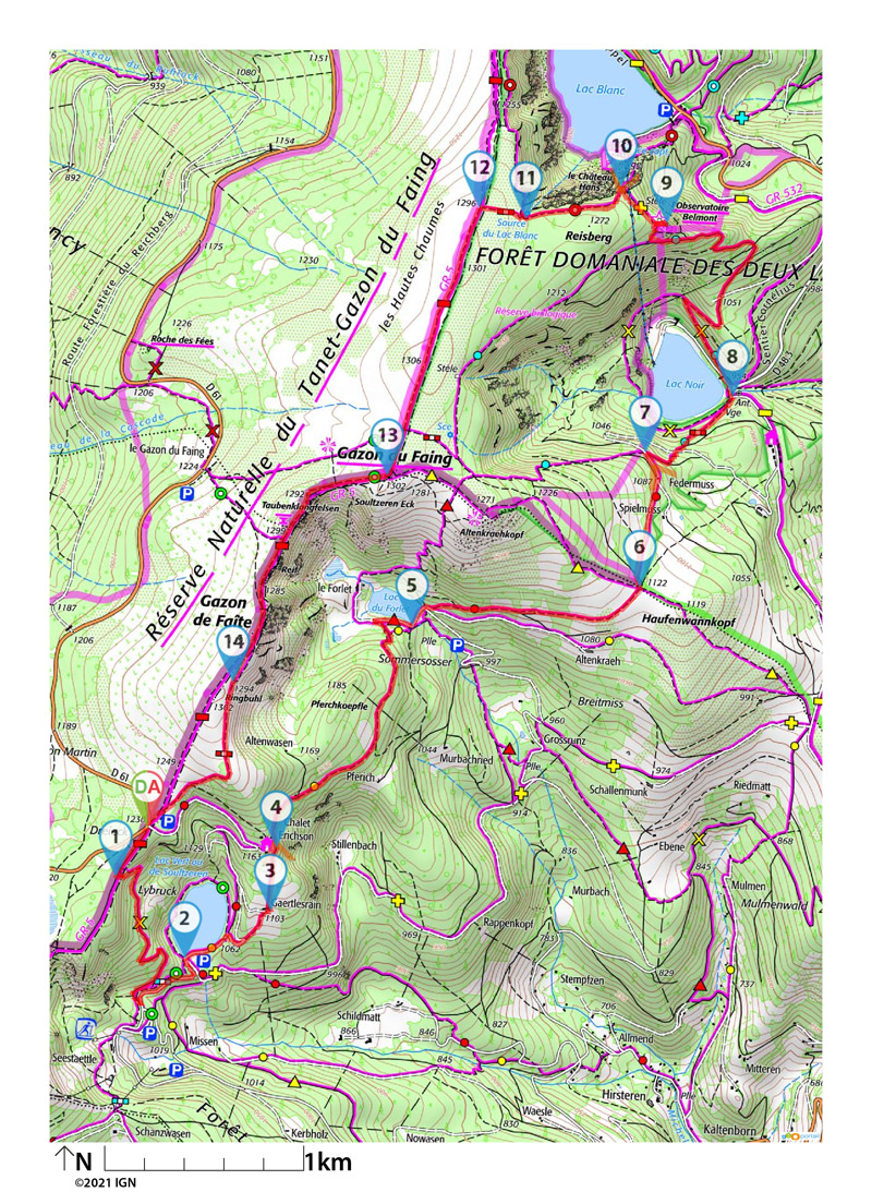 carte-quatre-lacs